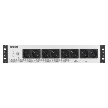 UPS Legrand Keor PDU monofazat, 800VA/480W, IN 1xIEC 10A OUT 8x Schuko, technologie off-line, conexiune USB HID, capacitate baterie 12V/9AH, 230V, dimensiuni 440x150x88mm, greutate 5kg - Img 7