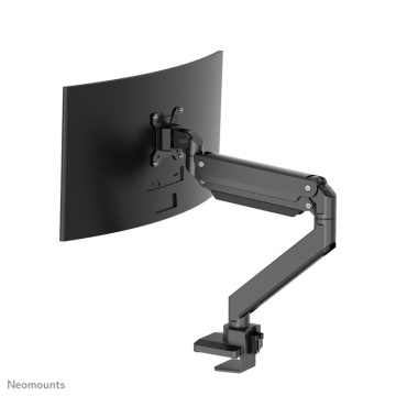 Brat monitor Neomounts NM-D775BLACKPLUS; pentru display-uri cu diagonale 10"-49", sistem de prindere VESA 75x75~100x100, greutate maxima suportata 18kg, full motion, tilt +45°, swivel 180°, rotate 360°; inaltime reglabila manual 270-600mm; culoare negru. - Img 11