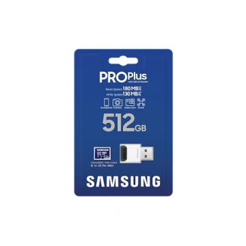 Card de Memorie MicroSDXC Samsung PRO Plus MB-MD512SB/WW 512GB, Class 10 + adaptor - Img 7