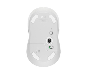 Mouse wireless Logitech Signature M650, rezolutie 2000 DPI, dimensiuni 10.71 x 6.18 x 3.78 cm, alb - Img 7