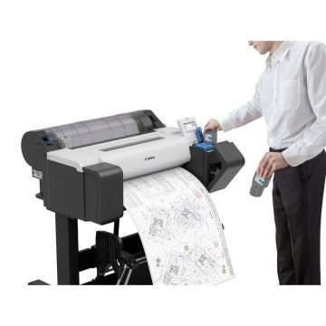 Plotter Canon imagePROGRAF TM-255 + HDD 500GB, 24"(610mm), format A1, 5 culori, rezolutie max 2400x1200dpi, memorie 2GB, limbaje de imprimare: HP-GL/2, HP RTL, PDF (Ver. 1.7), JPEG (Ver. JFIF 1.02), CALS G4 (submission via FTP only), display LCD 4.3", - Img 8