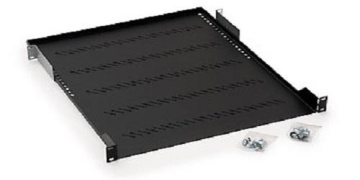 Raft fix perforat Triton 19 1U/750 capacitate incarcare 40 kg, gri - Img 1