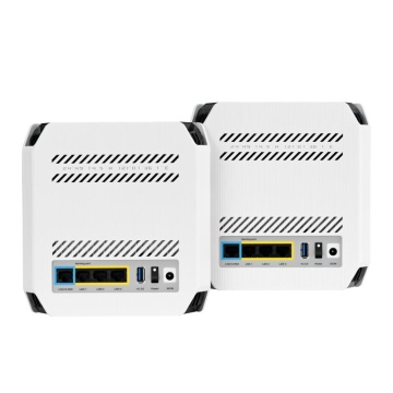 Router Wireless Asus GT6(W-2-PK)White, tri-band, WI-FI 6, Standard retea: WiFi 6 (802.11ax), IPv4, IPv6, Backwards compatible with 802.11a/b/g/n/ac Wi-Fi, segment AX10000, , 2.4GHz 574Mbps, 5G-1Hz 4804Mbps, 5G-2 4804Mbps, 9 antene interne, Procesor - Img 10