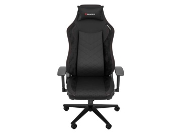 Scaun gaming Genesis Nitro 890 G2, material Synthetic PU + Textil, reglabil pe inaltime, greutate maxima suportata 150 kg, inaltime scaun reglabil 47 - 53 cm, spatar ajustabil 135°, dimensiuni roti 60mm, echipat cu piston cu gaz clasa 4, manere 3D, negru - Img 3