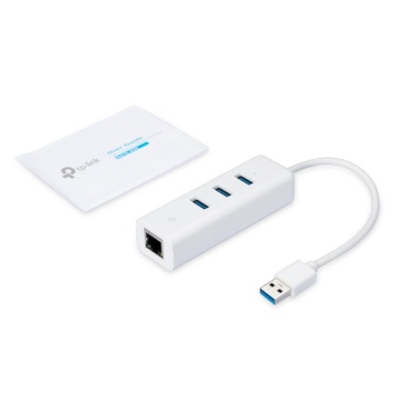 TP-Link USB 3.0 UE330 2 în 1- Adaptor Gigabit Ethernet & 3-Port Hub, UE330, 4 USB-A 3.0 Ports, 1 Gigabit Ethernet Port, 1 USB-A 3.0 Connector , RTL8153 - Img 5