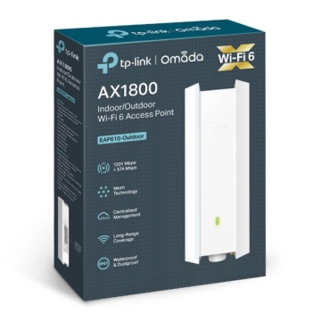 Wireless Access Point TP-Link EAP610-Outdoor, AX1800 Wireless Dual Band Indoor/Outdoor Access Point, 1× Gigabit Ethernet (RJ-45) Port (Support 802.3at PoE and Passive PoE), Antenna: 2.4 GHz: 2× 4 dBi, 5 GHz: 2× 5 dBi, Weatherproof IP67, Pole/Wall - Img 7