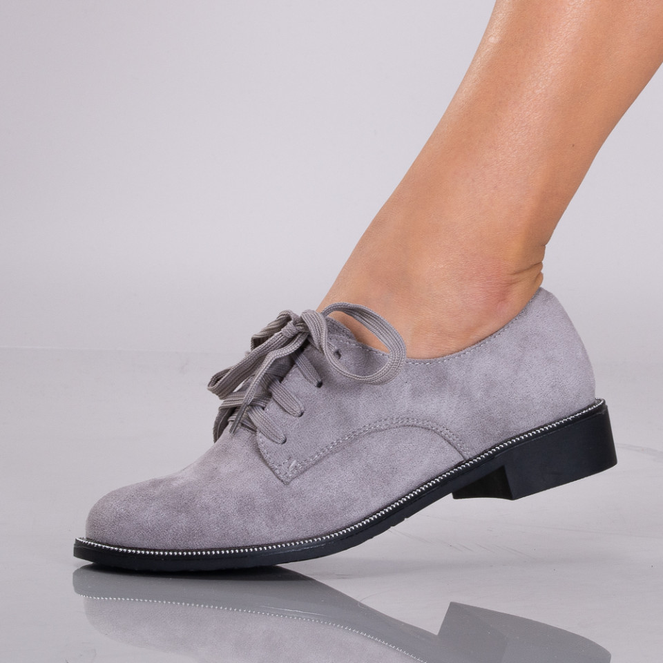 Pantofi dama casual Edith Gri - Need 4 Shoes