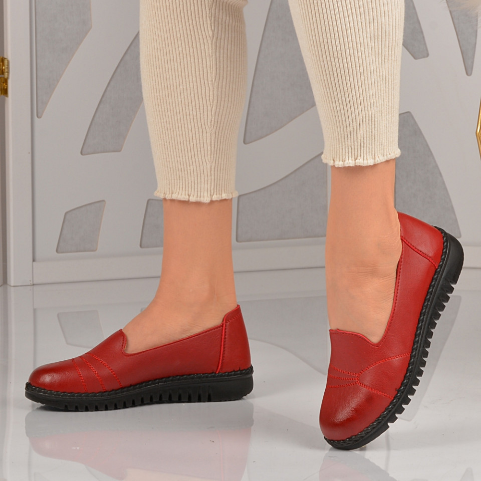 Pantofi Casual Dama Neli 8 Red - Need 4 Shoes