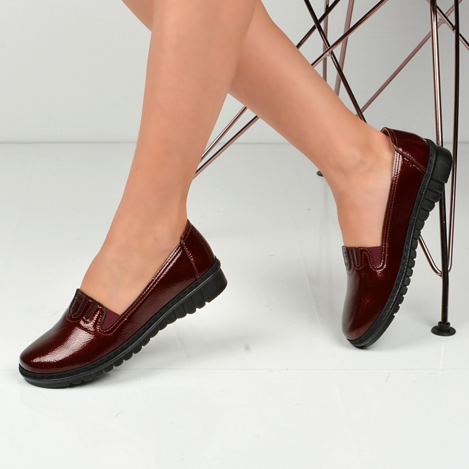 Pantofi Casual Dama Martin Bordo - Need 4 Shoes