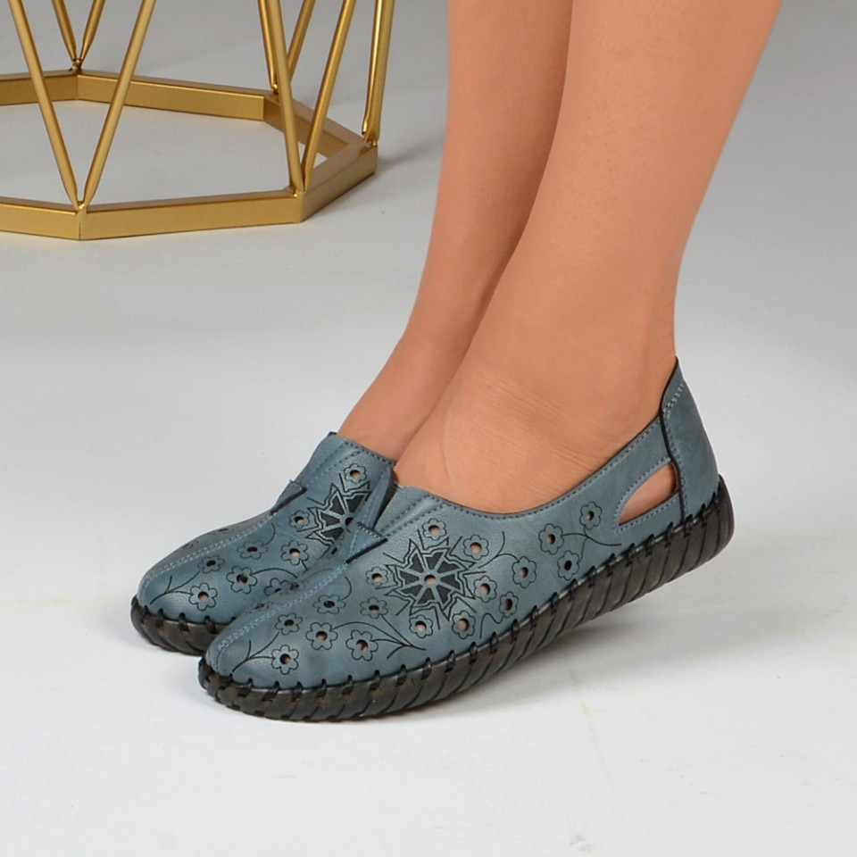 Pantofi Casual Dama Eva 4 Blue - Need 4 Shoes