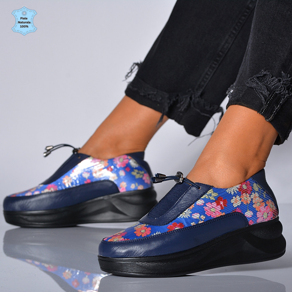 Adidasi Dama Piele Naturala Yza Navy- Need 4 Shoes