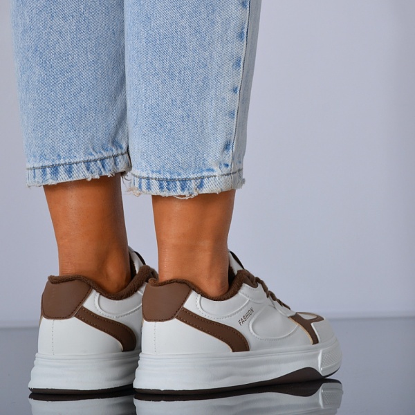 Adidasi Lesly Alb/Maro- Need 4 Shoes