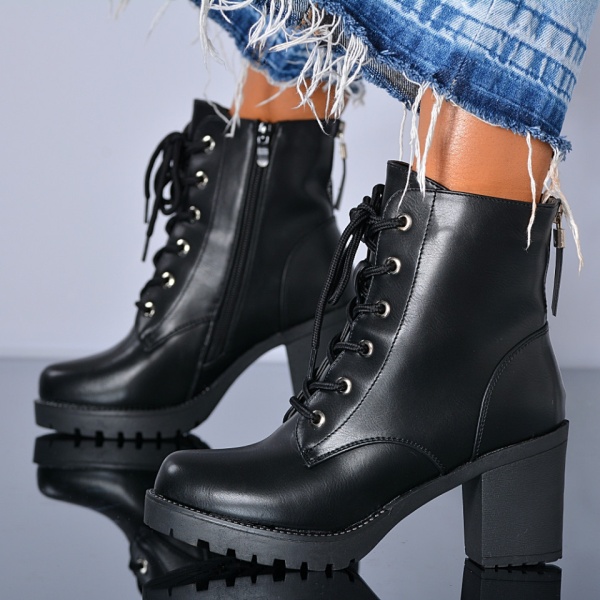 Botine Georgina 2 Negre - Need 4 Shoes