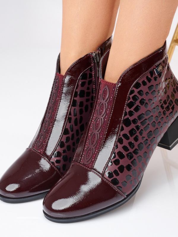 Botine Hermina 5 Bordo- Need 4 Shoes