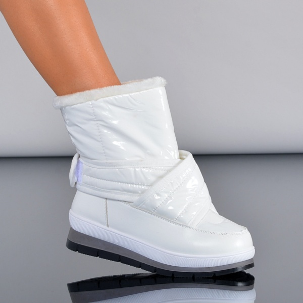 Cizme Dama Imblanite Alev Albe- Need 4 Shoes