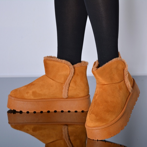 Cizme Dama Imblanite Aryna 3 Camel- Need 4 Shoes