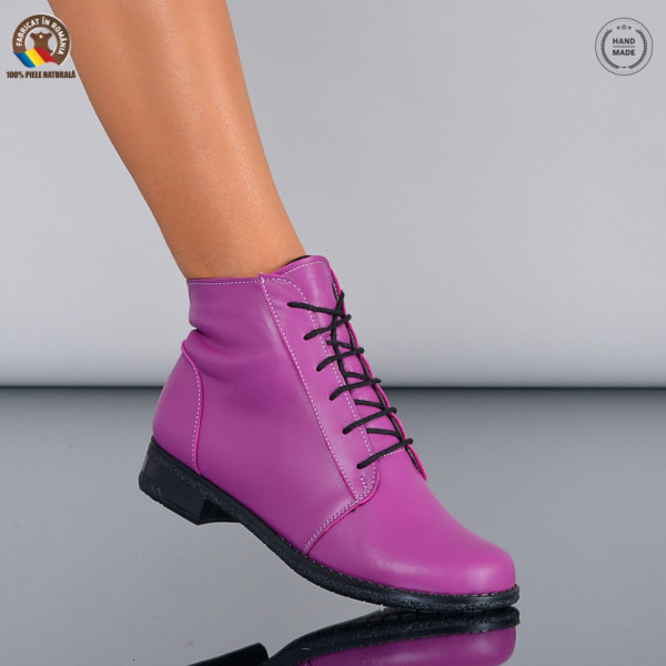 Ghete Dama Piele Naturala Aura Fuchsia