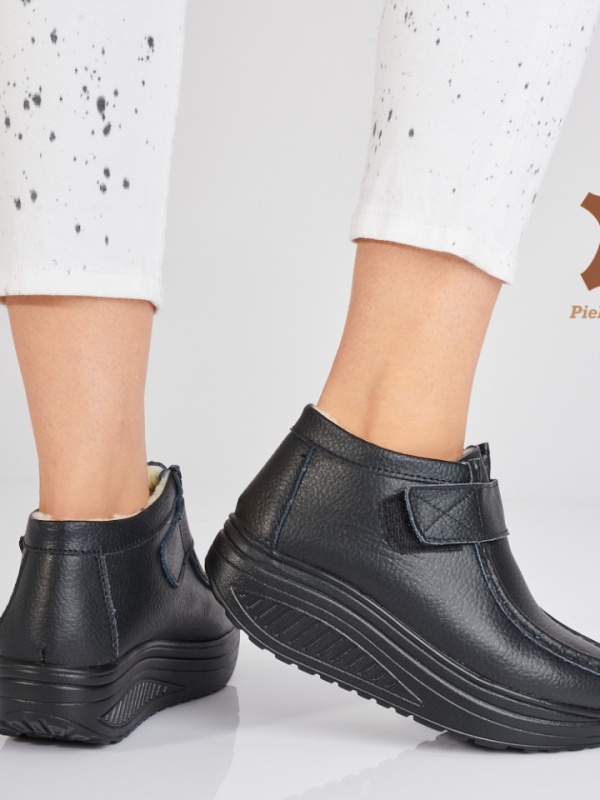 Ghete dama Piele Naturala Danilo Negre - Need 4 Shoes