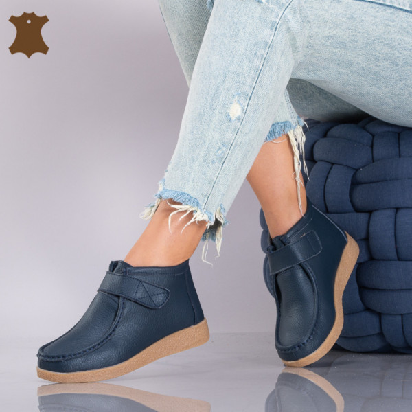 Ghete Dama Piele Naturala Zora Navy