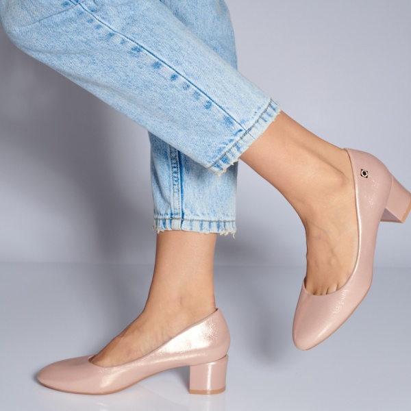 Pantofi Cu Toc Dama Ramona Roze- Need 4 Shoes