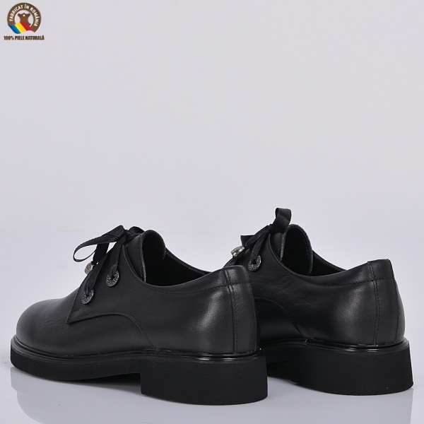 Pantofi Dama Piele Naturala Fancy Negri- Need 4 Shoes