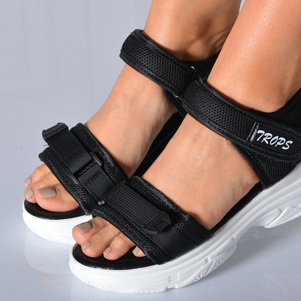 Sandale Cu Platforma Salima Negre - Need 4 Shoes