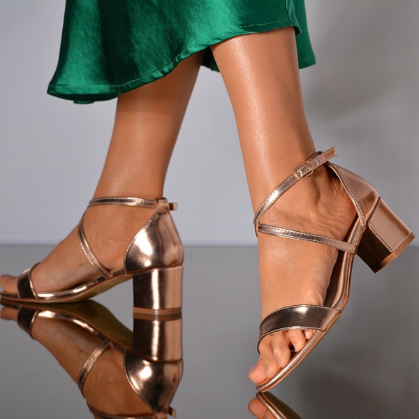 Sandale Dama Cu Toc Milana Roze- Need 4 Shoes