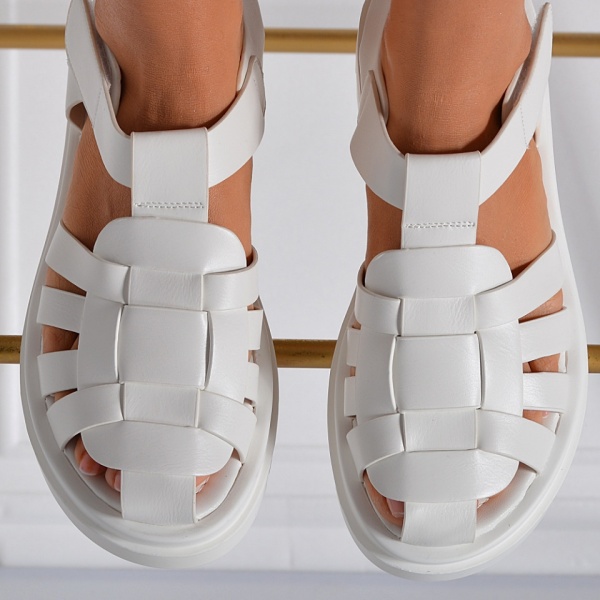 Sandale Dama Harmony Albe- Need 4 Shoes