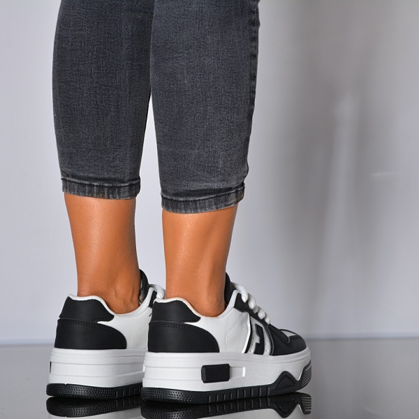 Adidasi Dama Nemo Alb/Negru- Need 4 Shoes