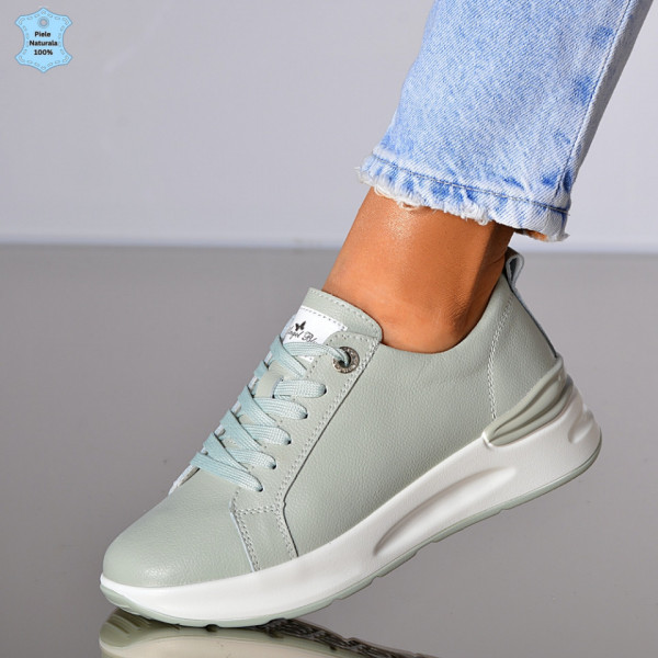 Adidasi Dama Piele Naturala Marlys Vernil
