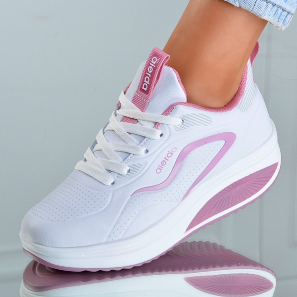 Adidasi Dama Zena 12 Alb/Roz- Need 4 Shoes