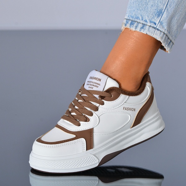 Adidasi Lesly Alb/Maro- Need 4 Shoes