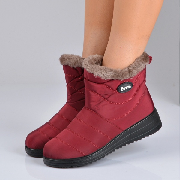 Cizme Dama Imblanite Marilena  Bordo- Need 4 Shoes