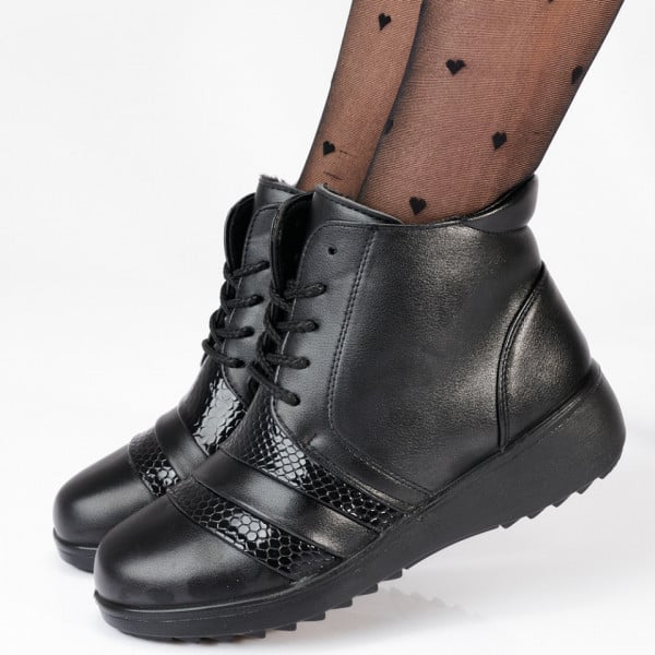 Ghete Dama Imblanite Hilda 9 Negre