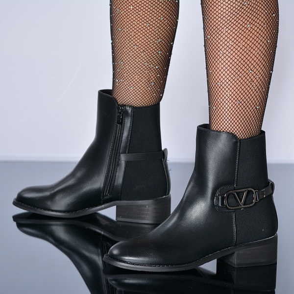 Ghete Dama Imblanite Neta Negre - Need 4 Shoes