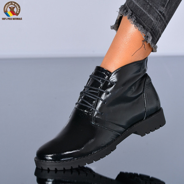 Ghete Dama Piele Naturala Serena Negre