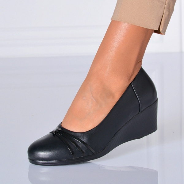 Pantofi cu platforma Alesy 2 Negri - Need 4 Shoes