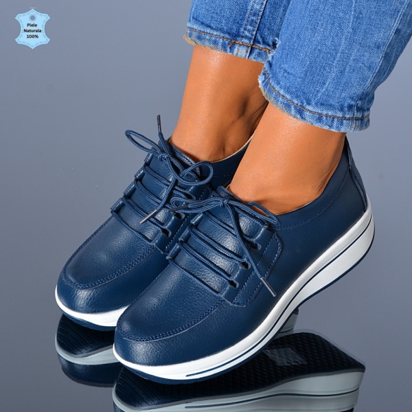 Pantofi Dama Piele Naturala Santa Navy- Need 4 Shoes