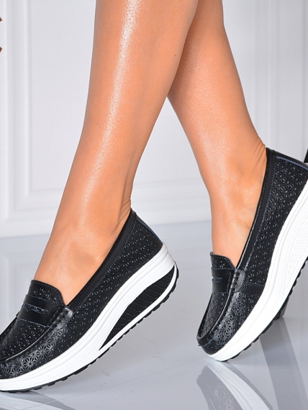 Pantofi Dama Piele Naturala Zena7 Negri- Need 4 Shoes