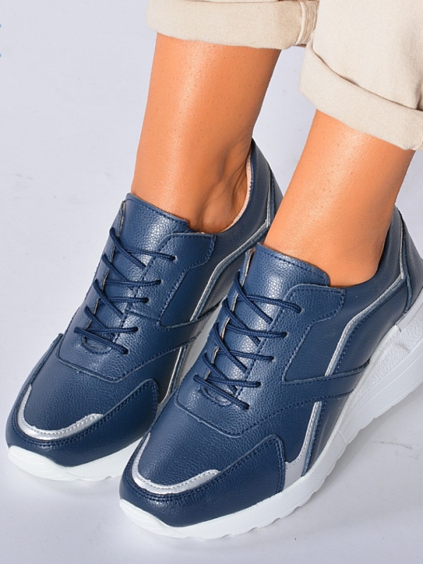 Adidasi Dama Piele Naturala Debby Navy- Need 4 Shoes