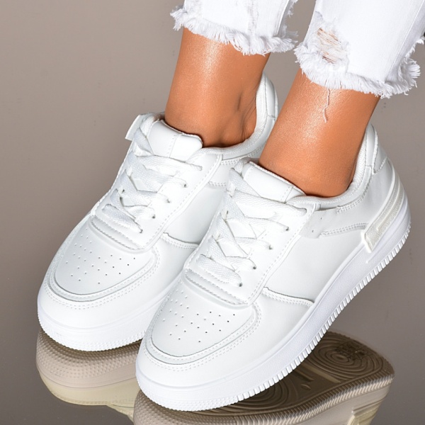 Adidasi Dama Tesa Albi- Need 4 Shoes