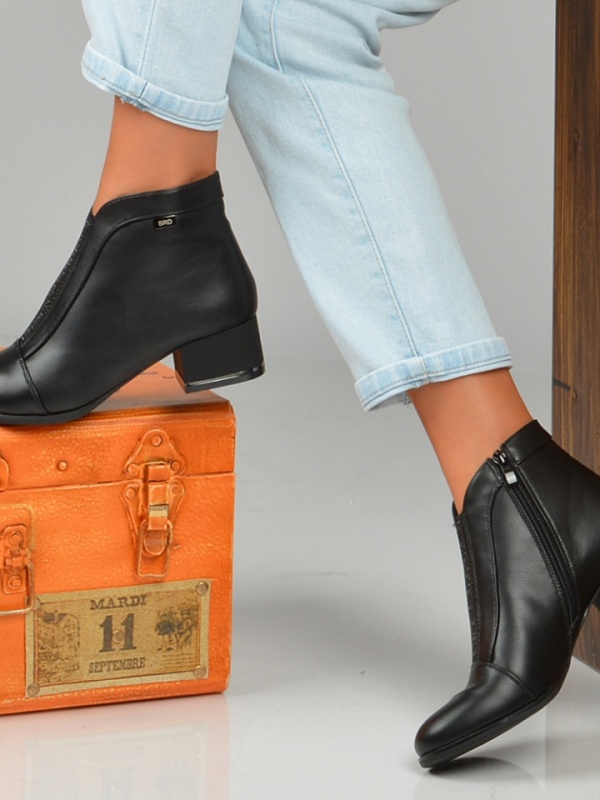 Botine Hermina Negre - Need 4 Shoes