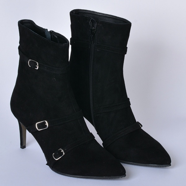 Botine Piele Naturala Marvile 2 Negre- Need 4 Shoes