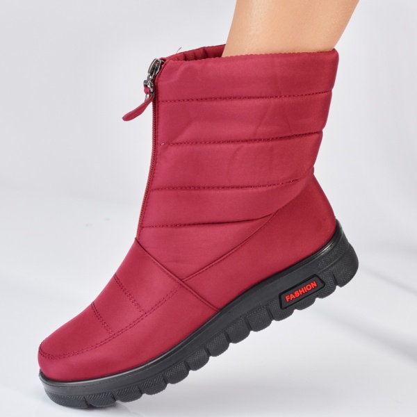 Cizme Dama Imblanite Alfy 4 Rosii- Need 4 Shoes
