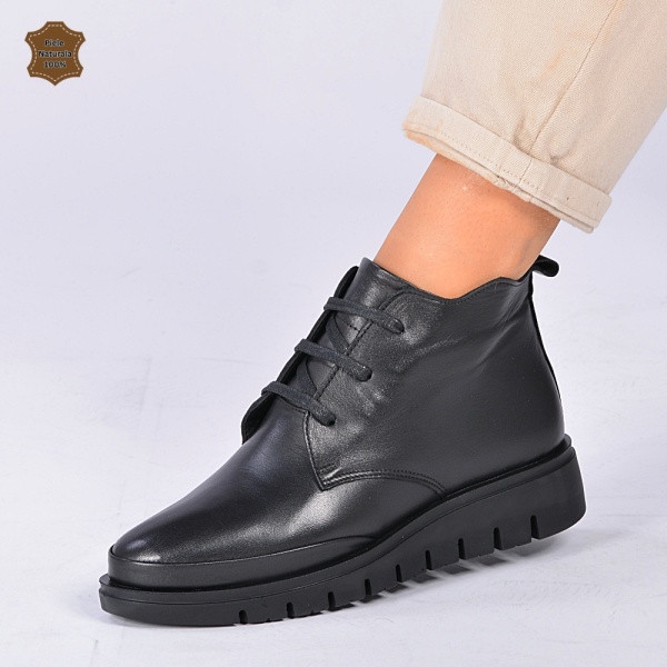 Ghete Dama Piele Naturala Briana Negre