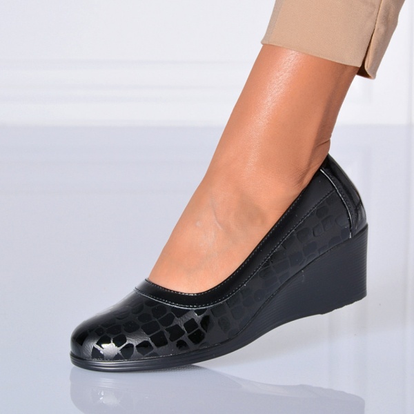 Pantofi cu platforma Kiri Negri - Need 4 Shoes