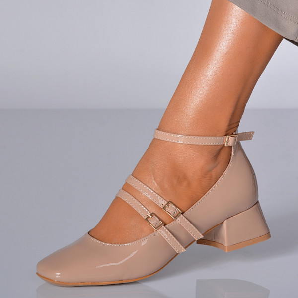 Pantofi Cu Toc Dama Elvyra Nude- Need 4 Shoes
