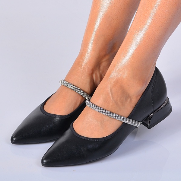Pantofi Cu Toc Dama Flavy Negri- Need 4 Shoes