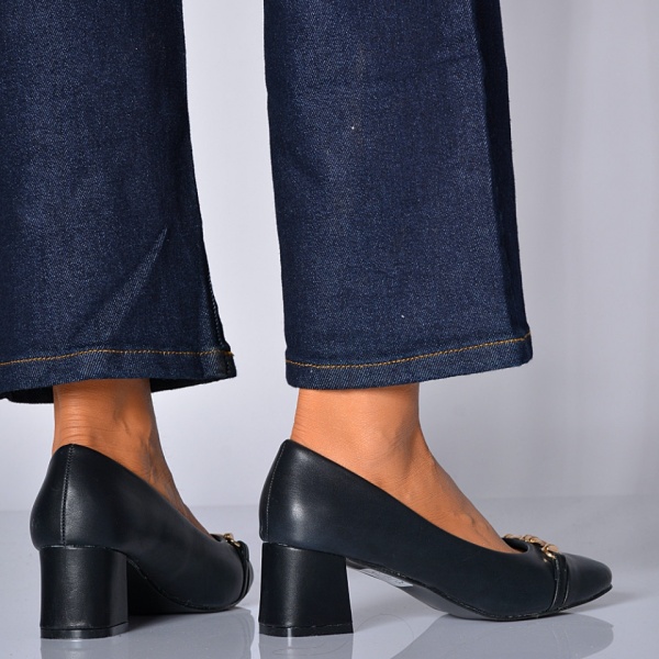 Pantofi Cu Toc Dama Zendra Negri- Need 4 Shoes