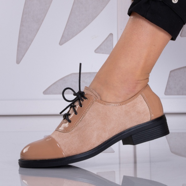 Pantofi Dama Casual Maribel Bej - Need 4 Shoes